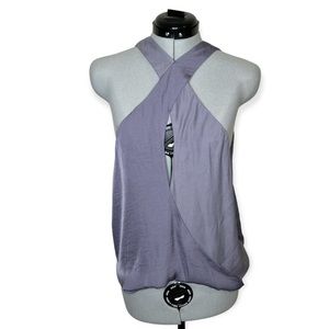 Silence + Noise Urban Outfitters Cross Open Back Lavender Tank